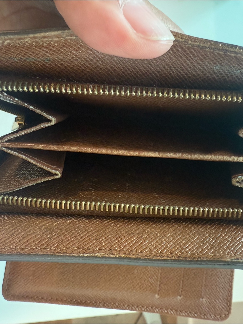 Louis Vuitton Monogram Compact Wallet in Brown with Gold Hardware - Picture 7 of 7